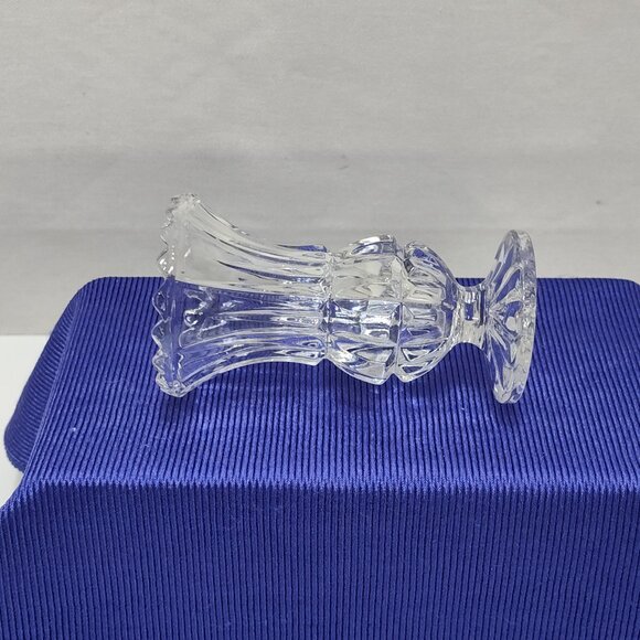 Crystal Clear Industries 24% Lead Crystal Bud Vase by Fairfield Yugoslavia 1960s - Picture 3 of 7